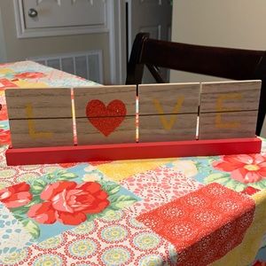 LOVE decor sign